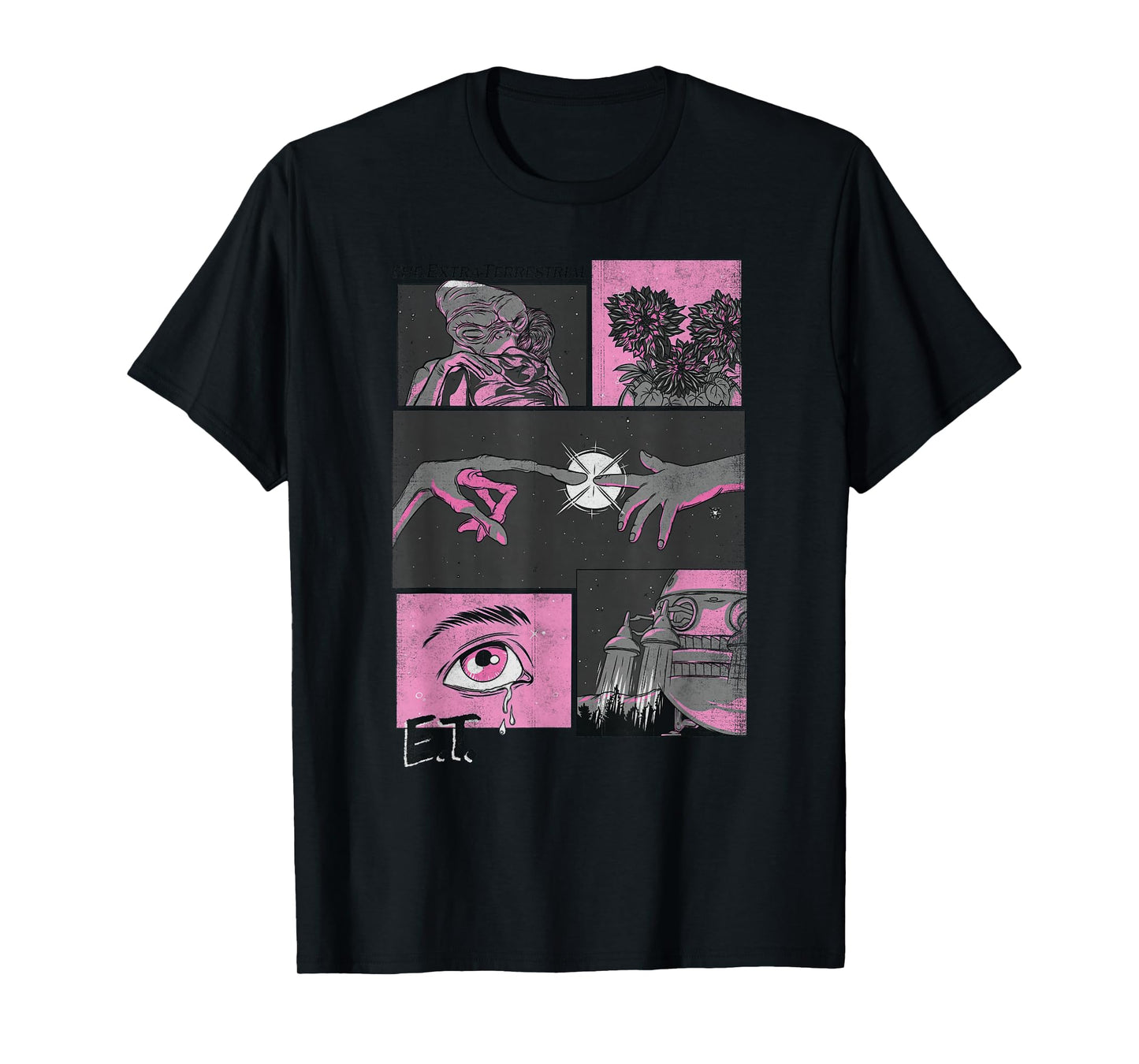 E.T. The Extra-Terrestrial Comic Strip Poster T-Shirt