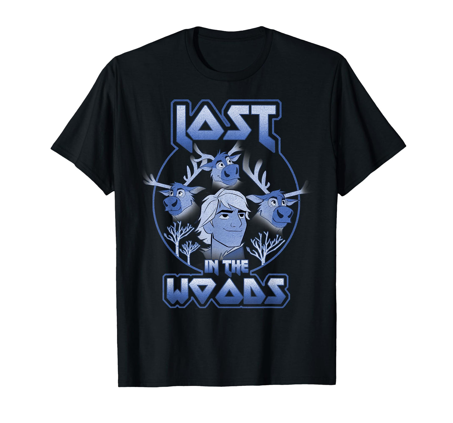 Disney Frozen 2 Kristoff & Sven Lost in The Woods T-Shirt