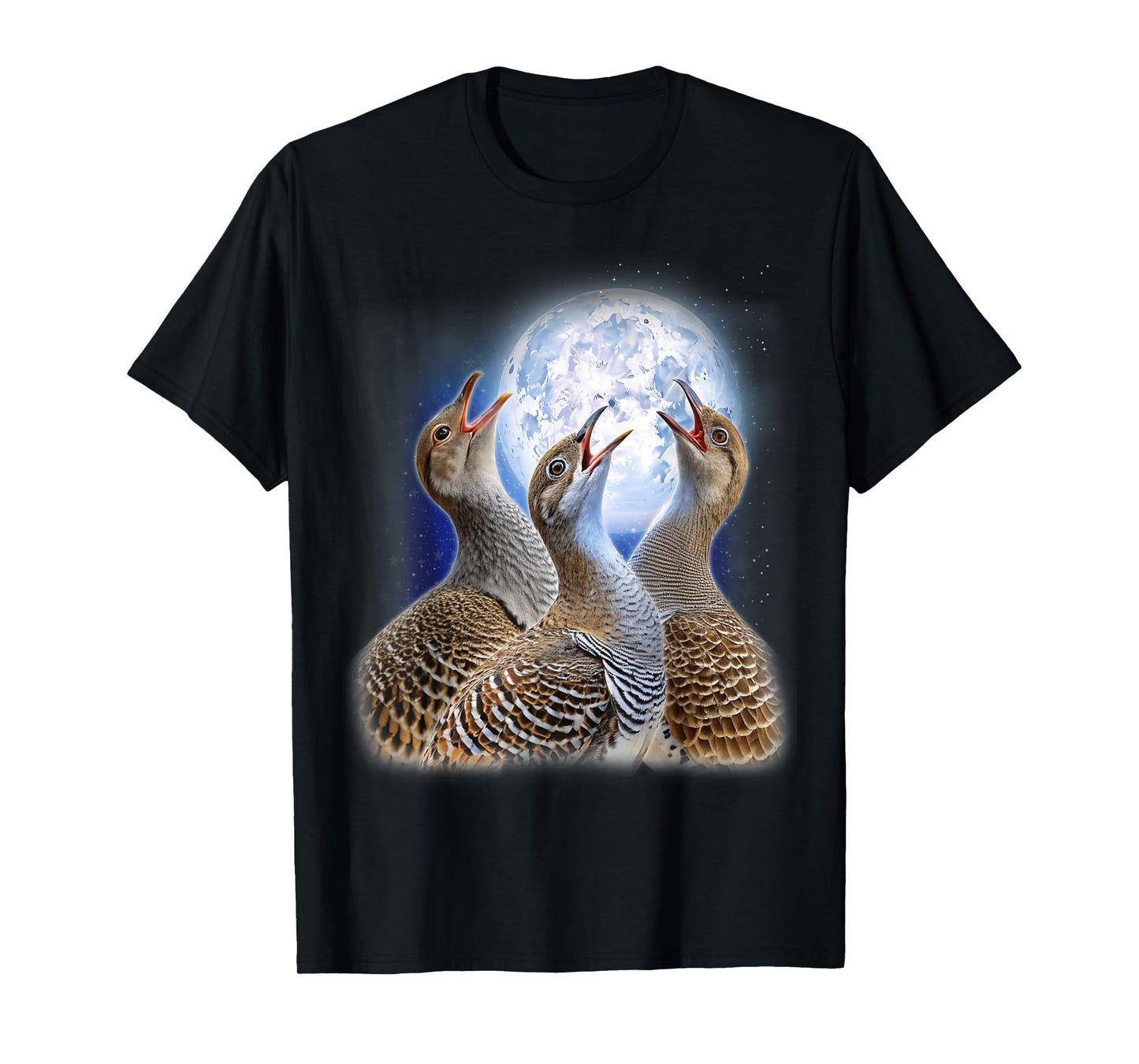 3 Malleefowl Howling At The Moon Funny Australian Bird Lover T-Shirt