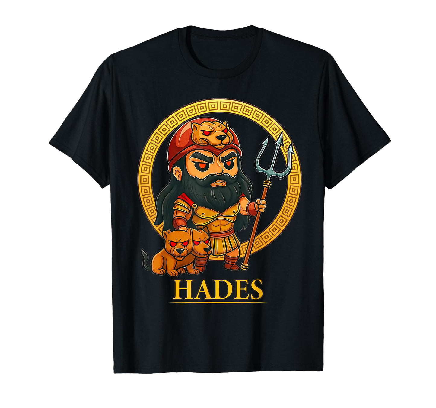 Kawaii Greek Mythology Hades Chibi Ancient Greece God T-Shirt