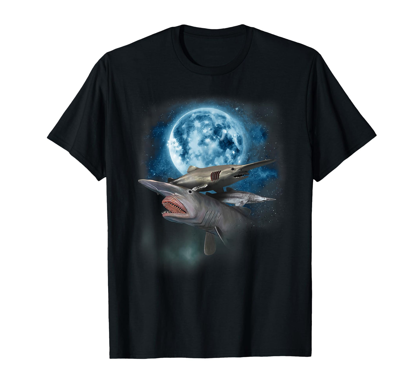 Goblin Shark Shirt - Howling at the Moon Goblin Shark T-Shirt