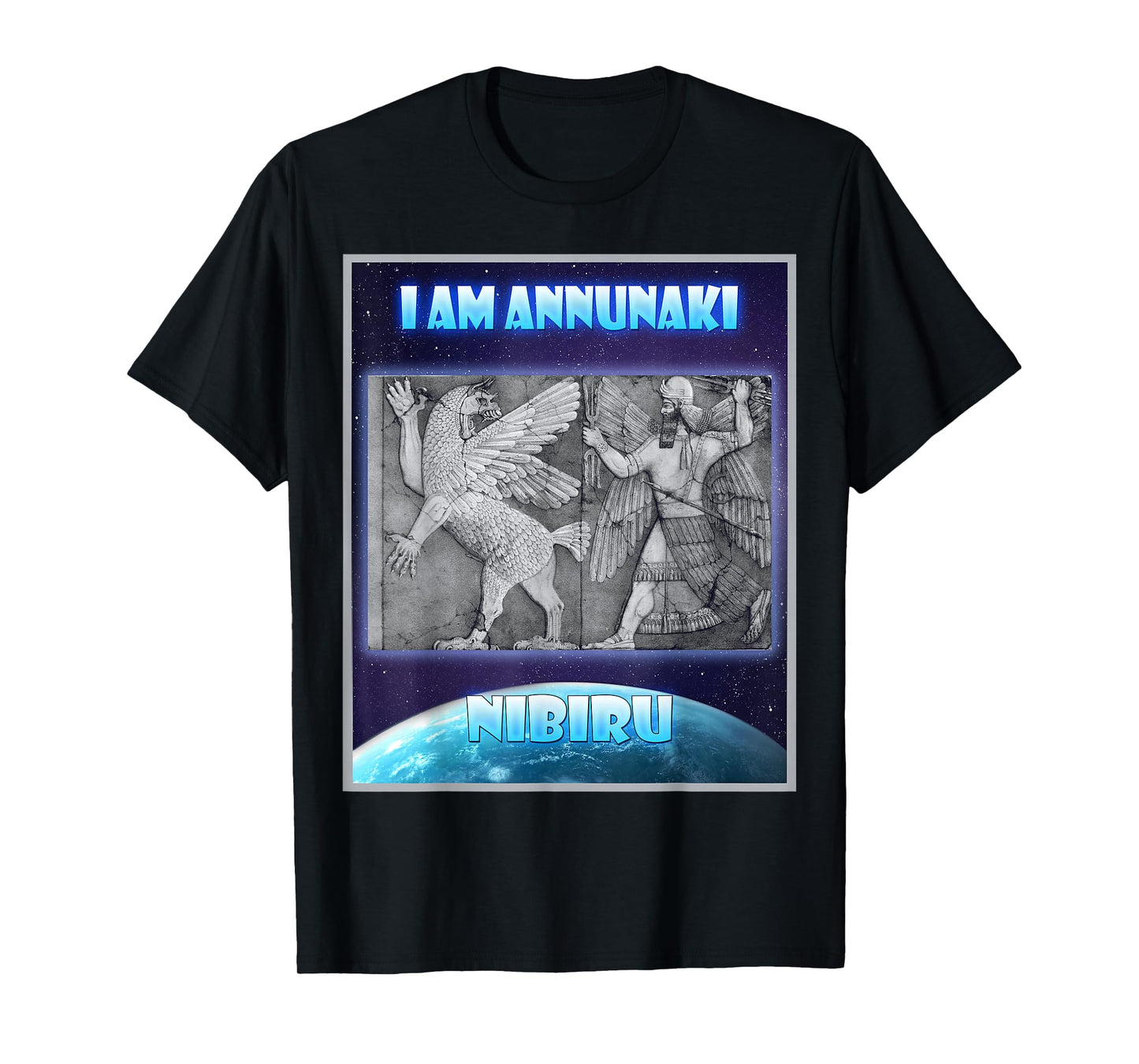 i am annunaki ancient aliens t-shirt, sumerian gods Enki T-Shirt