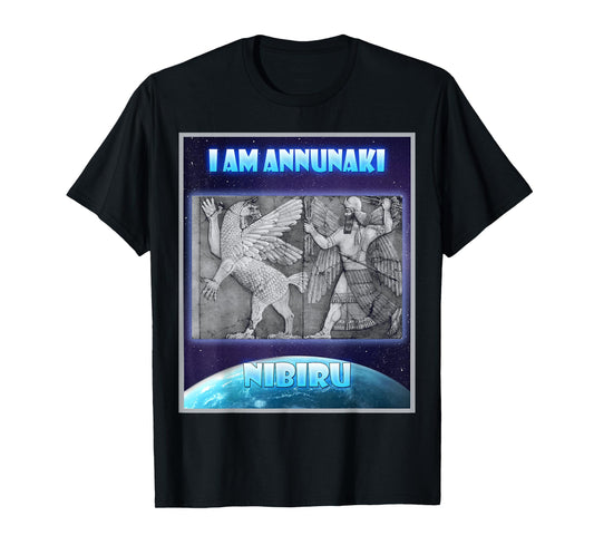 i am annunaki ancient aliens t-shirt, sumerian gods Enki T-Shirt