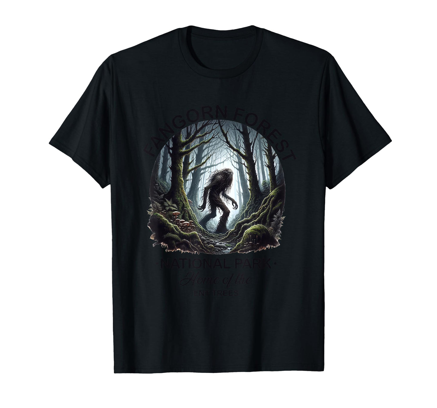 Fantasy Fangorn Forest National Park Home Of The Ent Trees T-Shirt