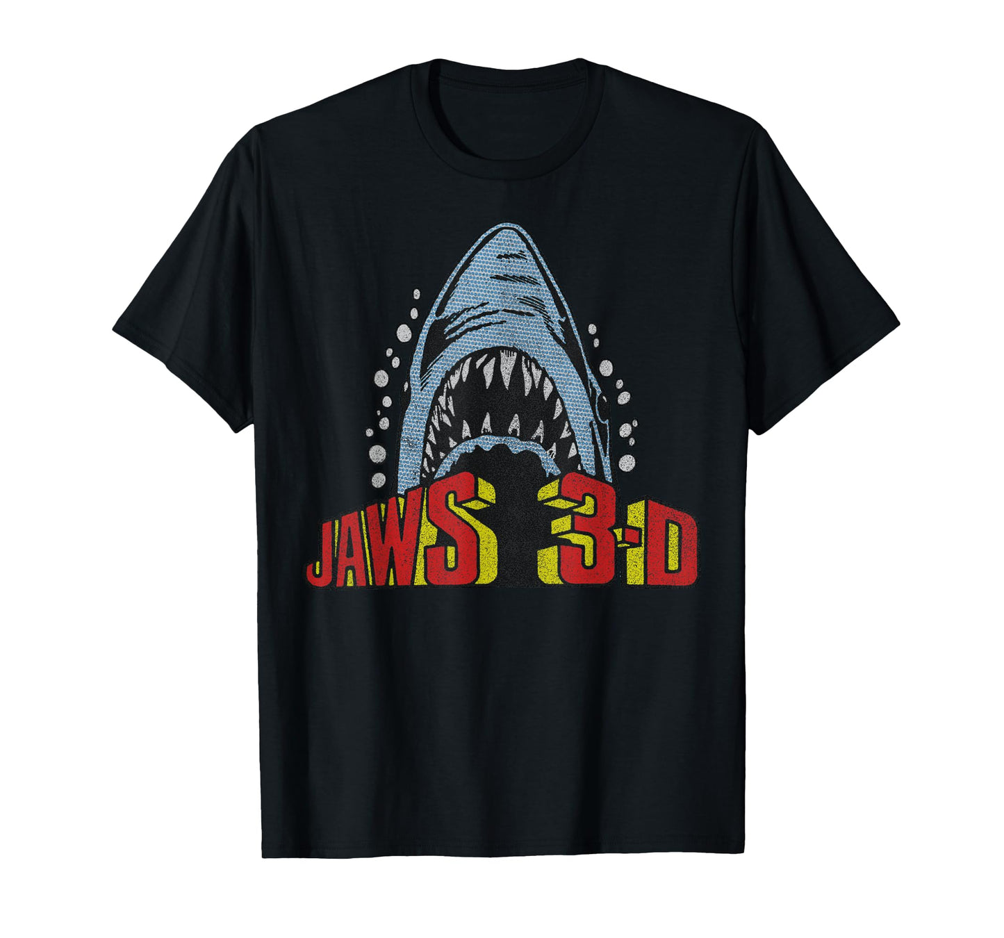 Jaws Retro 3D Poster T-Shirt