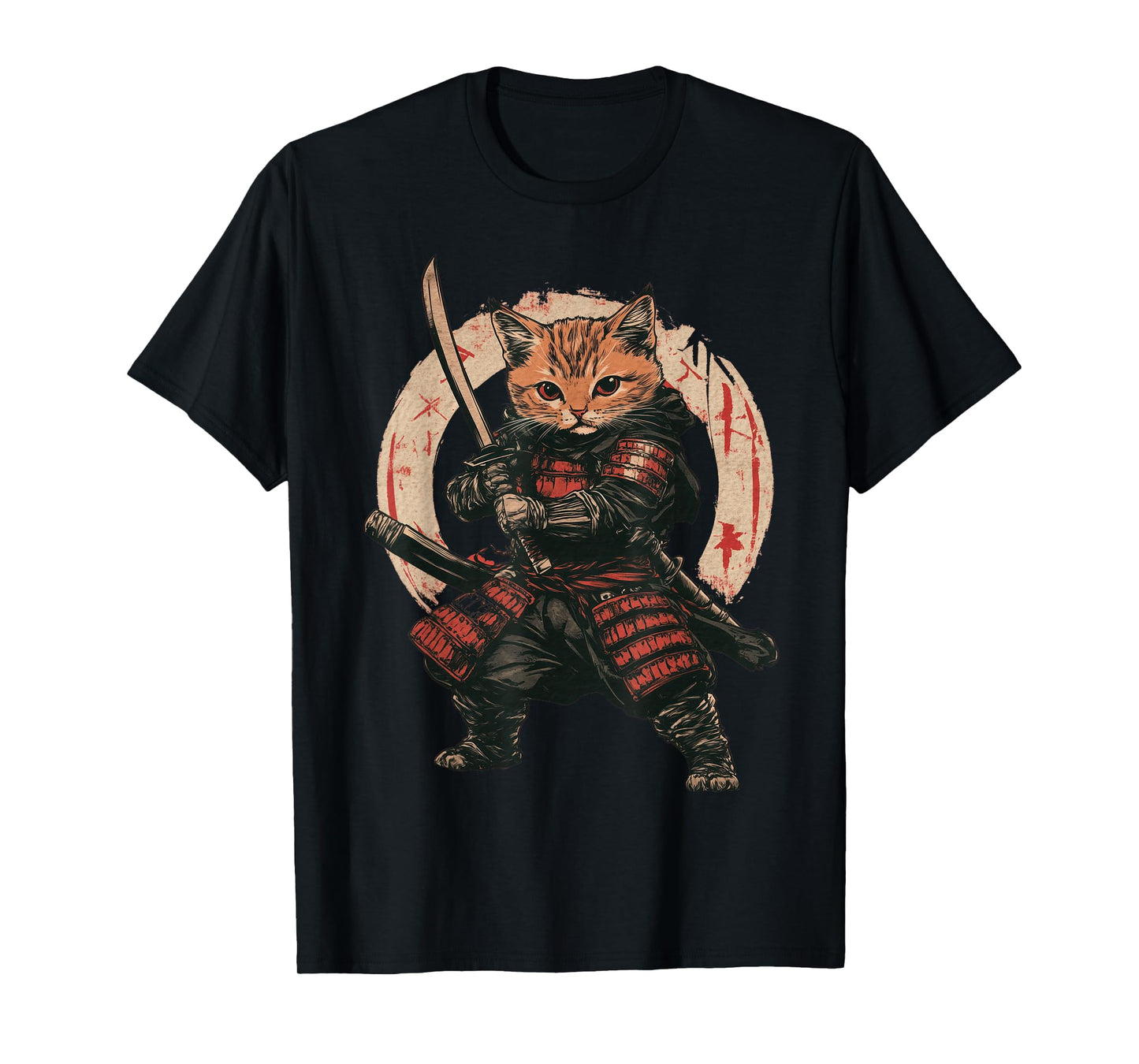 Ninja Kitten | Japanese Samurai Cat | Kawaii Ninja Cat T-Shirt