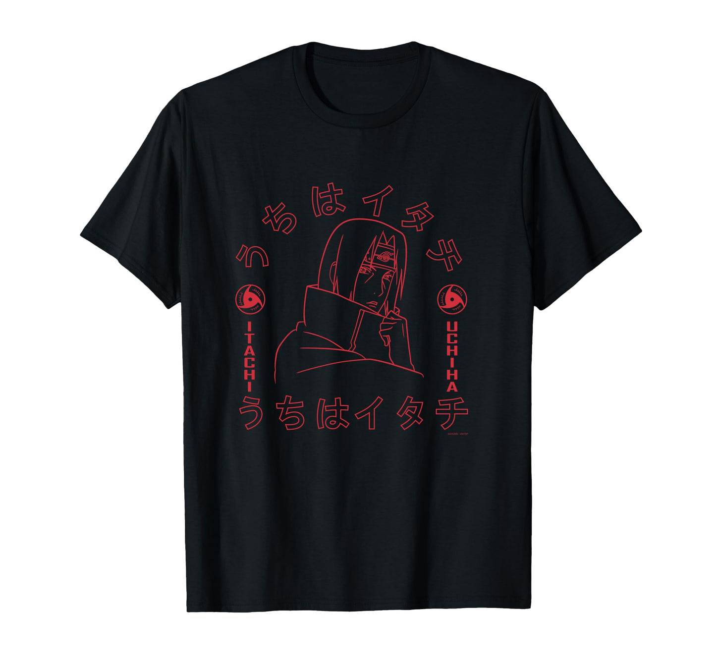 Naruto Shippuden Itachi of The Sharingan Long Sleeve T-Shirt