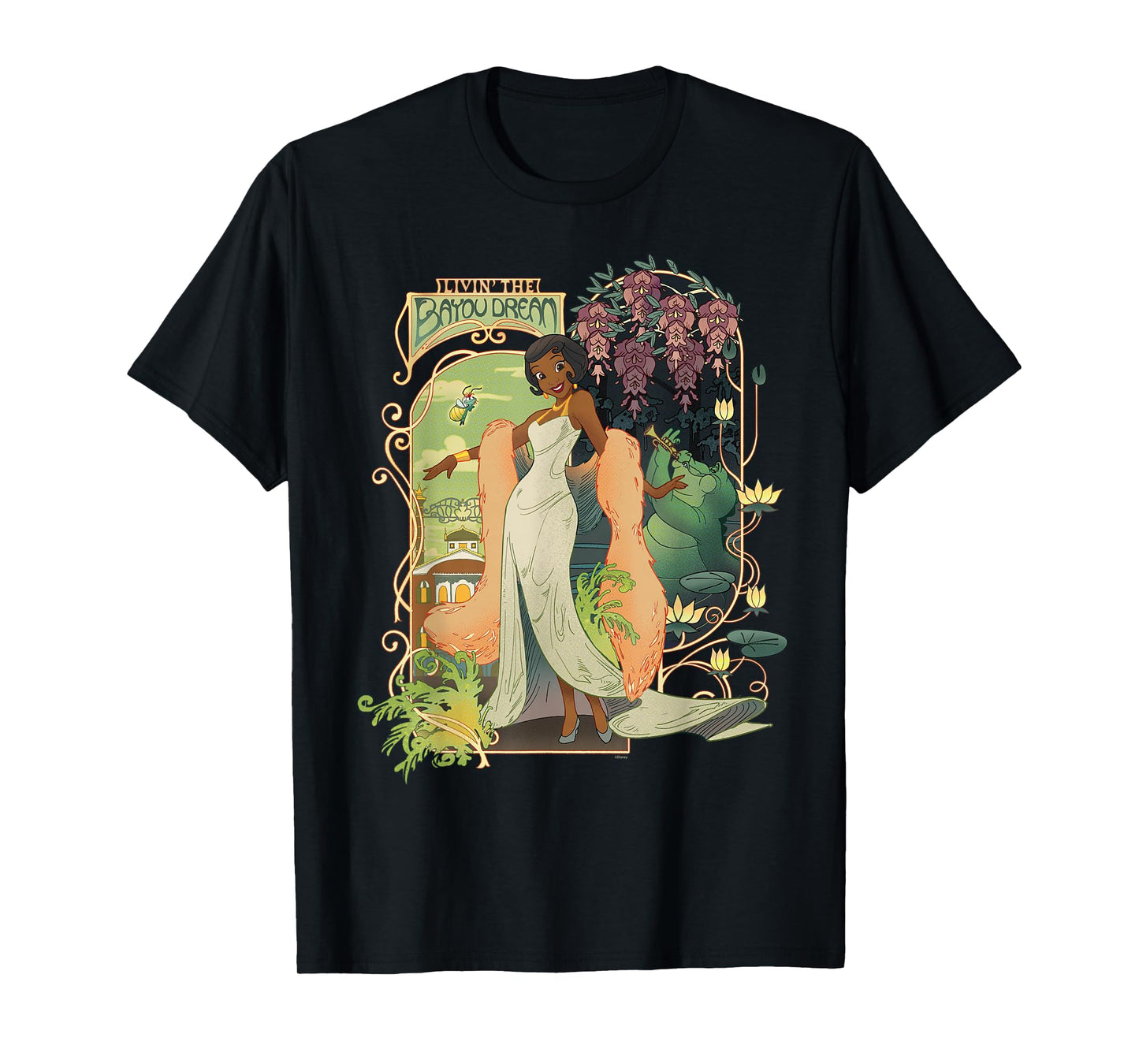 Disney Princess and The Frog Tiana Livin’ The Bayou Dream T-Shirt