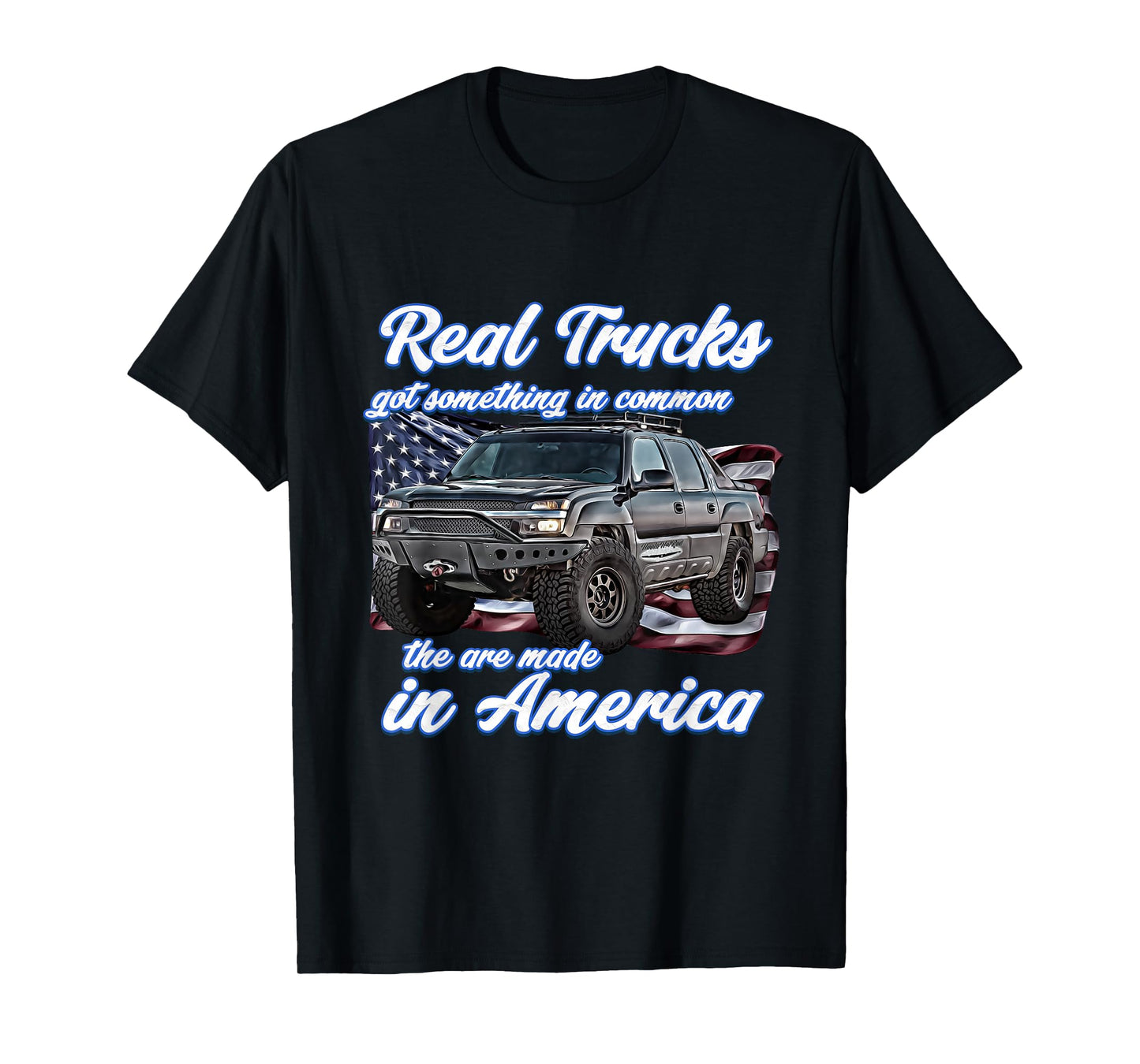 Real american Truck,Avalanche,USA,Patriot,Patriotic,America T-Shirt