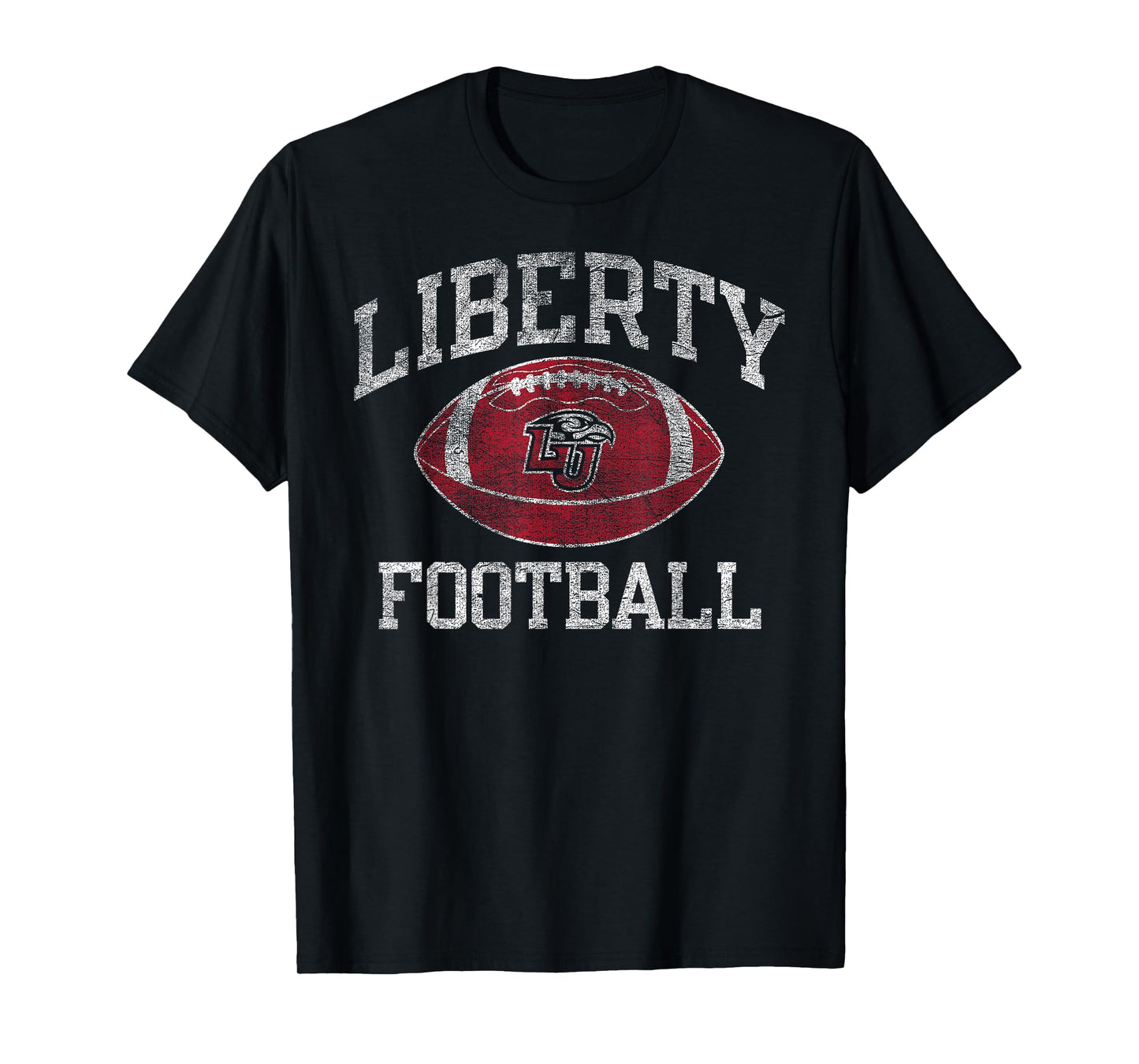 Liberty Flames Football Intensity Navy Officially Licensed T-Shirt