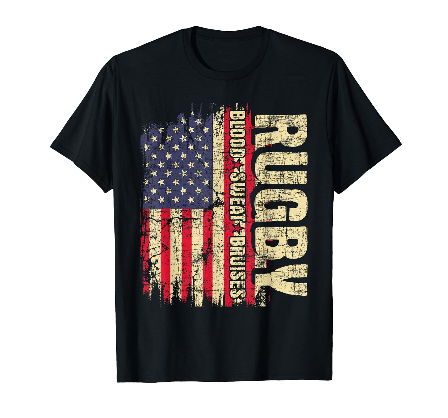 Rugby Blood Sweat Bruises - Rugby Player Coach Dad Mom T-Shirt