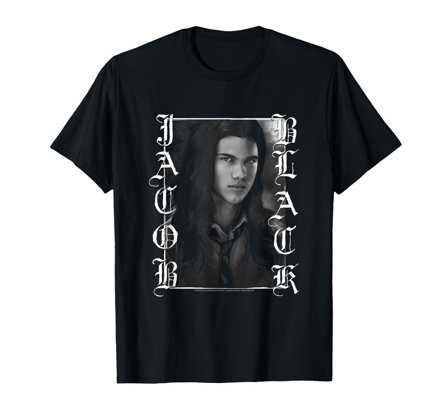 Twilight Jacob Black Gothic Frame Moody Portrait Movie T-Shirt