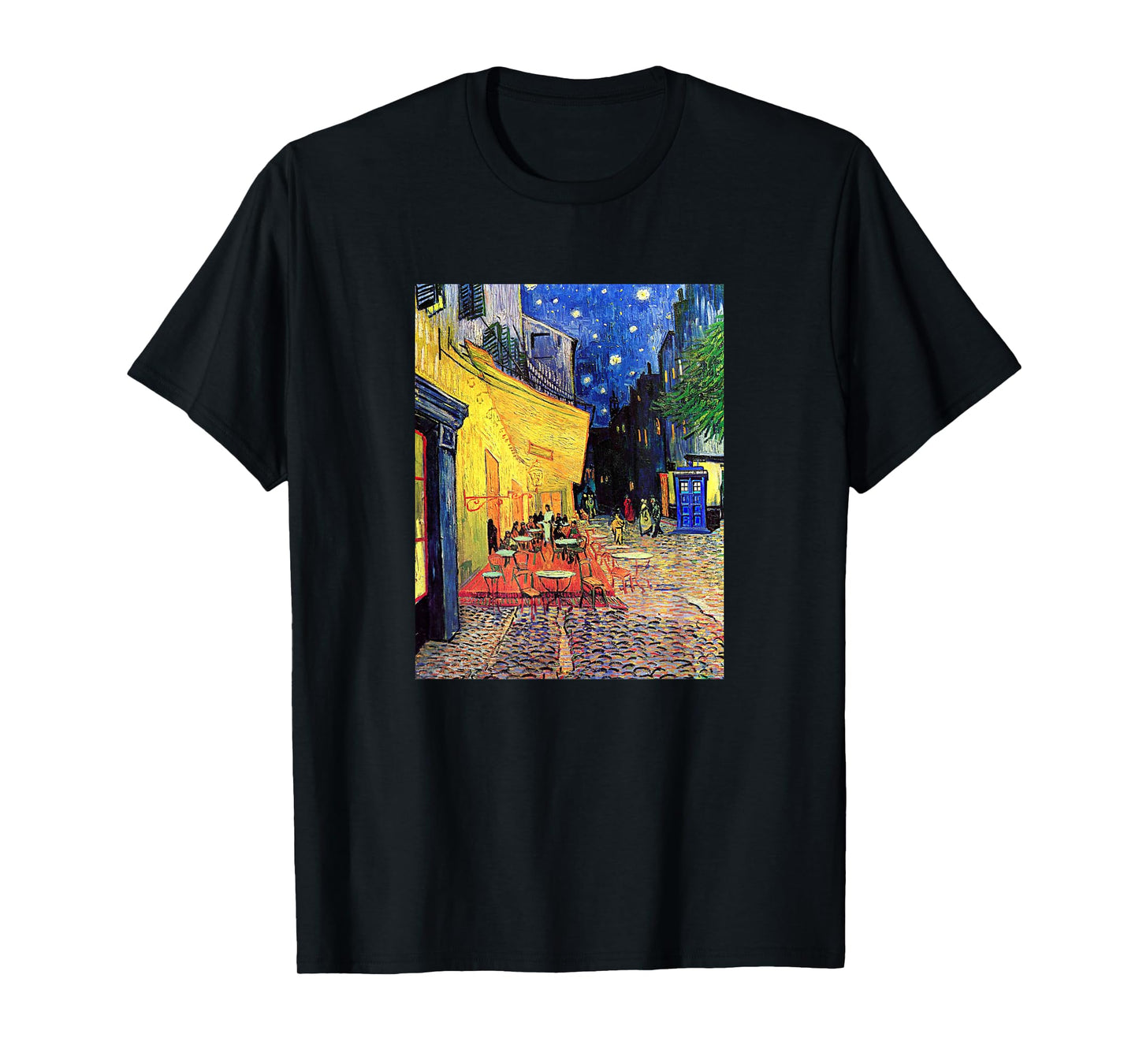 Cafe Terrace at Night Doctor Visit T-Shirt