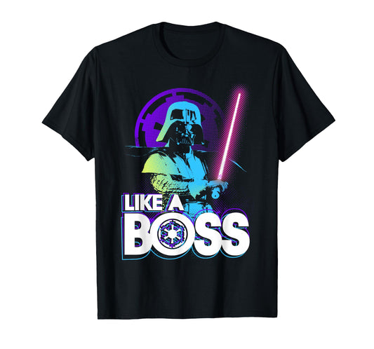 Star Wars Darth Vader Retro Like A Boss Graphic T-Shirt