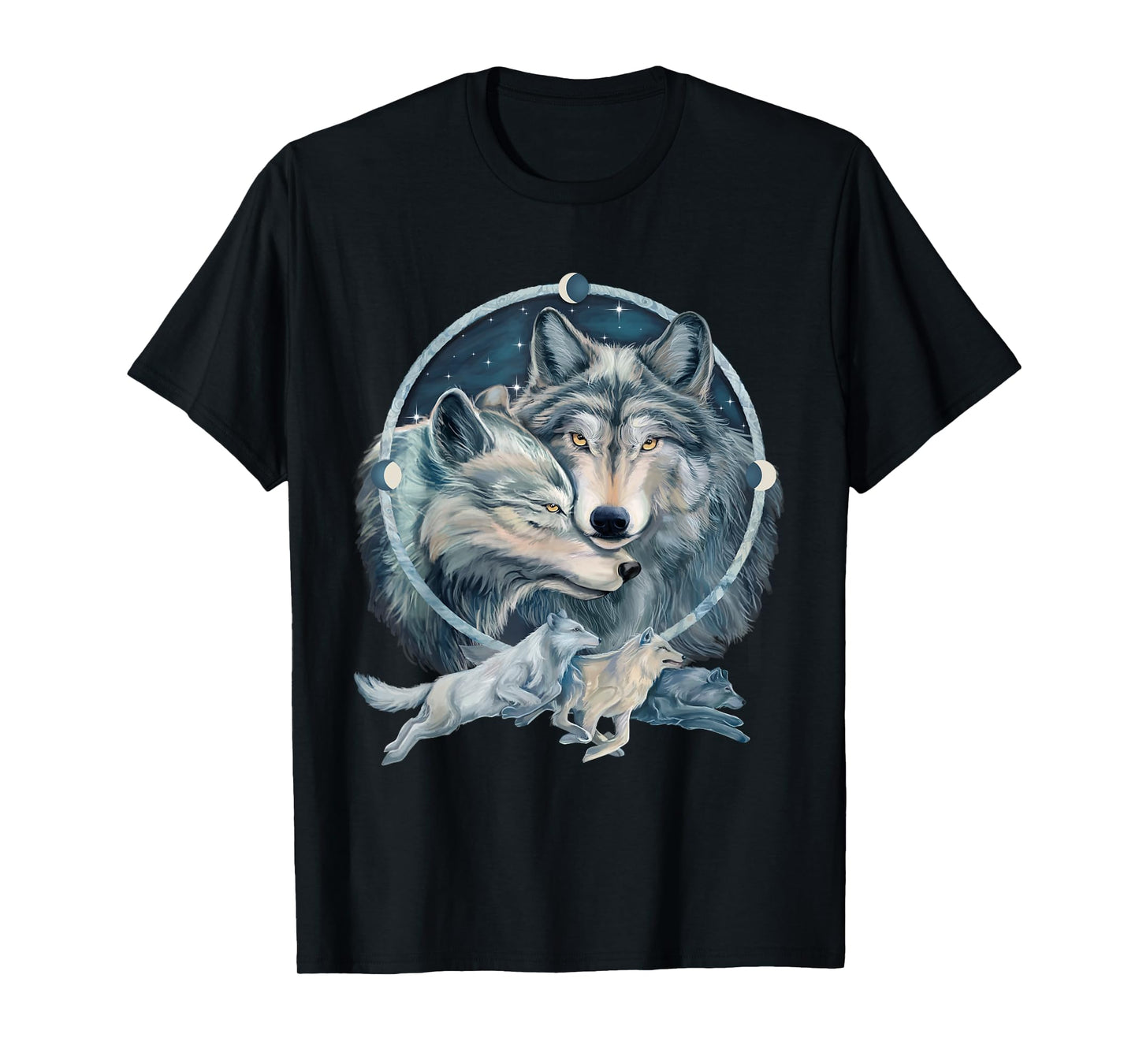 Wolf Dream Catcher Love T-Shirt
