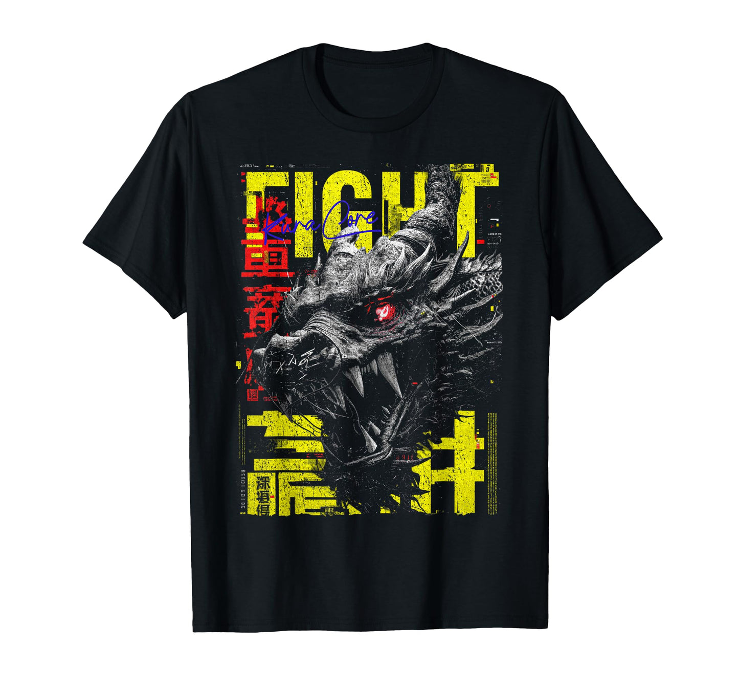 Japanese Streetwear Cyberpunk Y2K Techwear Retro Manga Anime T-Shirt