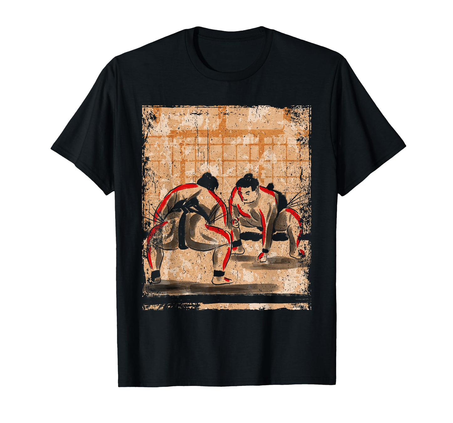 Japan Sumo ringer Japanese Art Retro T-Shirt