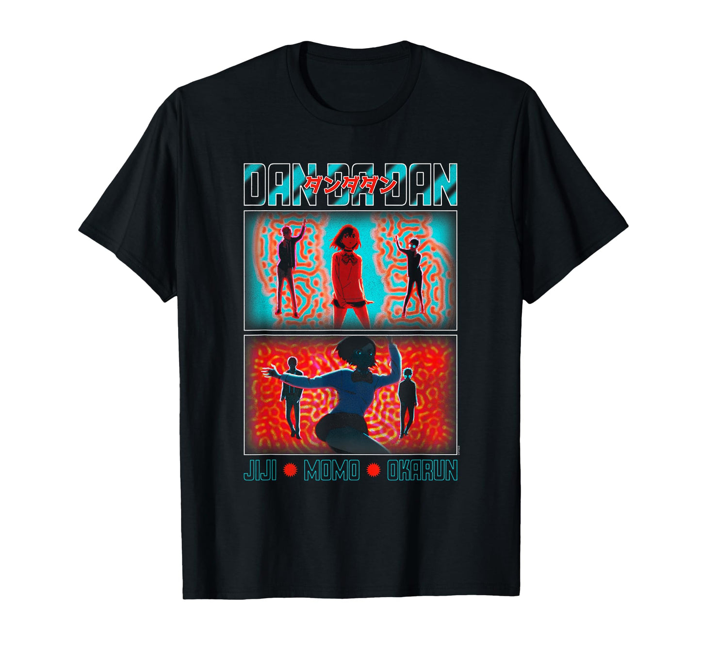 Dan Da Dan Colorful Opening Sequence Dance Anime T-Shirt