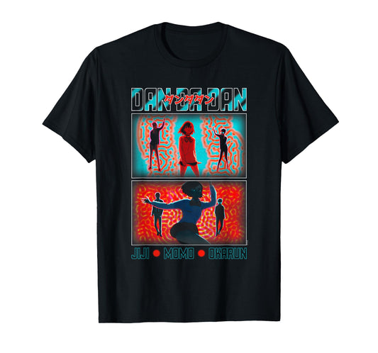 Dan Da Dan Colorful Opening Sequence Dance Anime T-Shirt