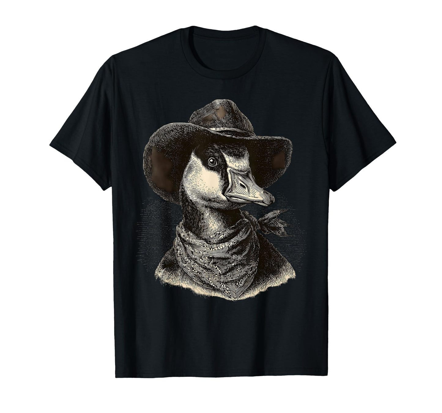Goose Cowboy Rodeo Cowgirl Vintage Western Country T-Shirt