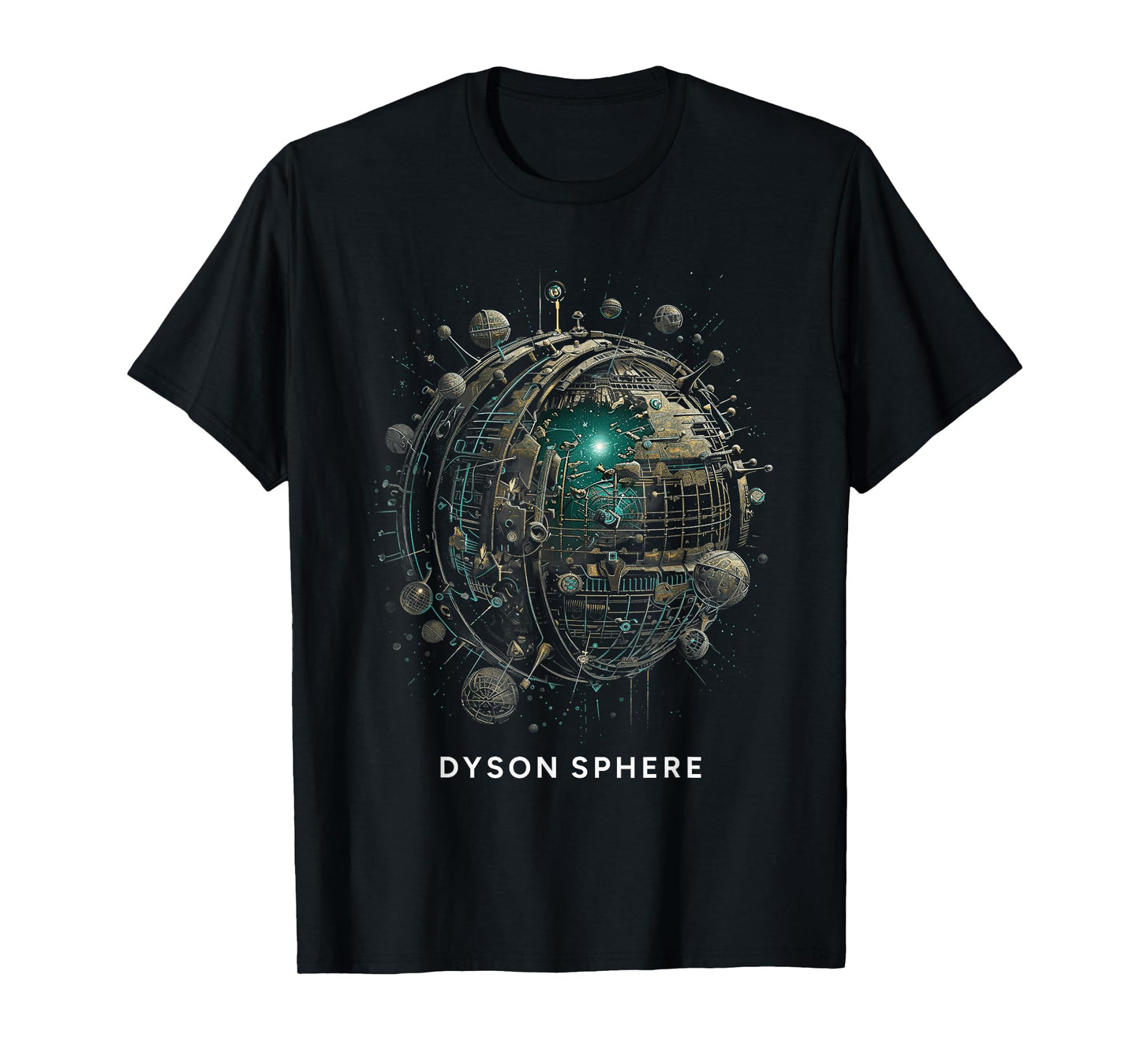 Dyson Sphere Scientific Galactic Megastructure Aliens T-Shirt