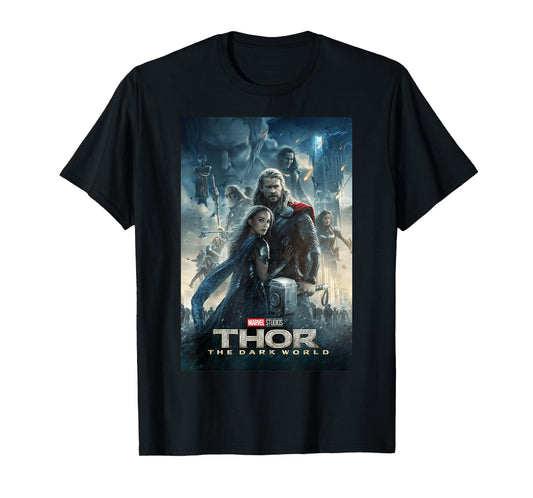 Marvel Studios Thor Dark World Movie Poster Graphic T-Shirt T-Shirt