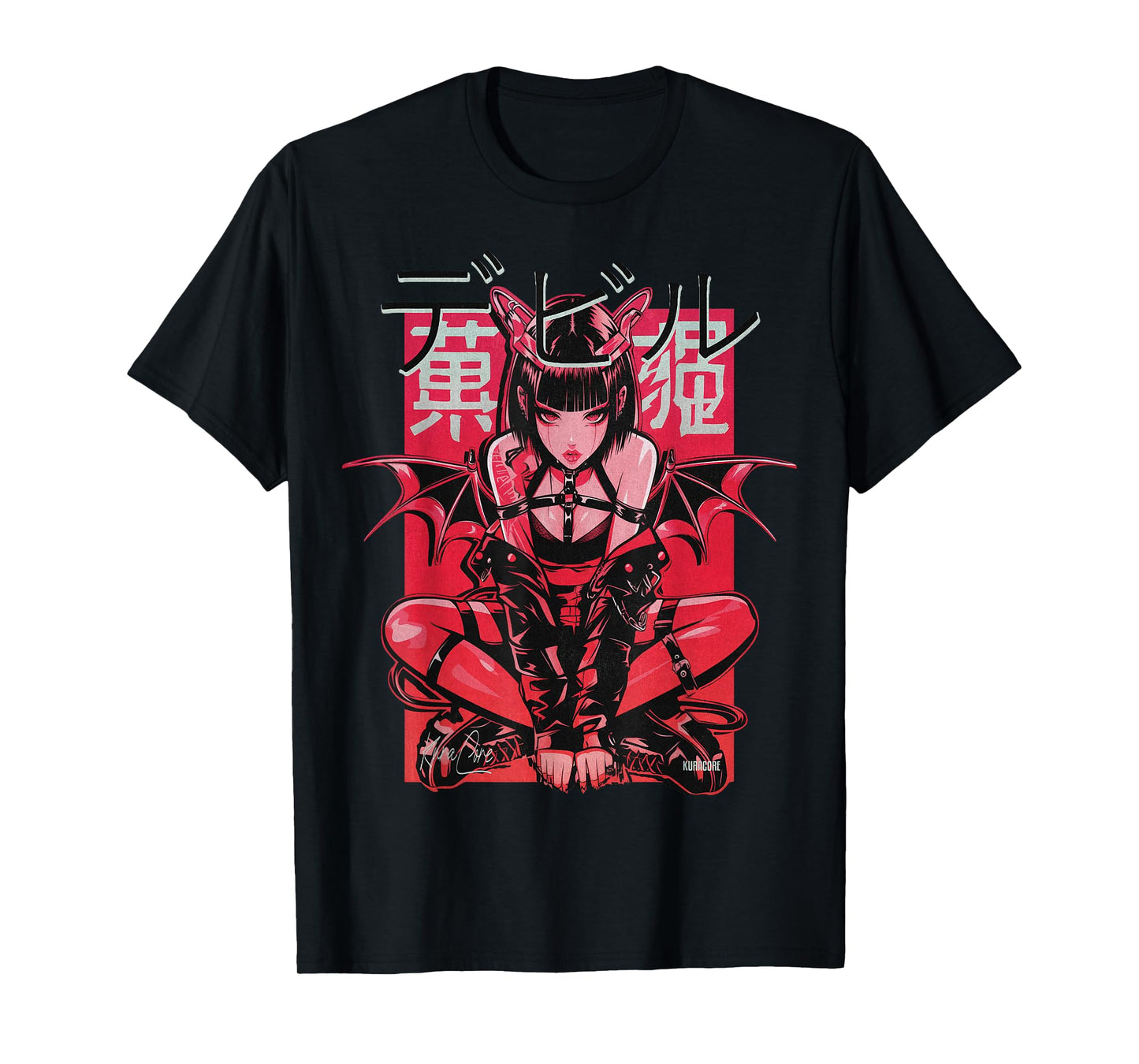 Japan Streetwear Cyberpunk Y2K Techwear Retro Manga Anime T-Shirt