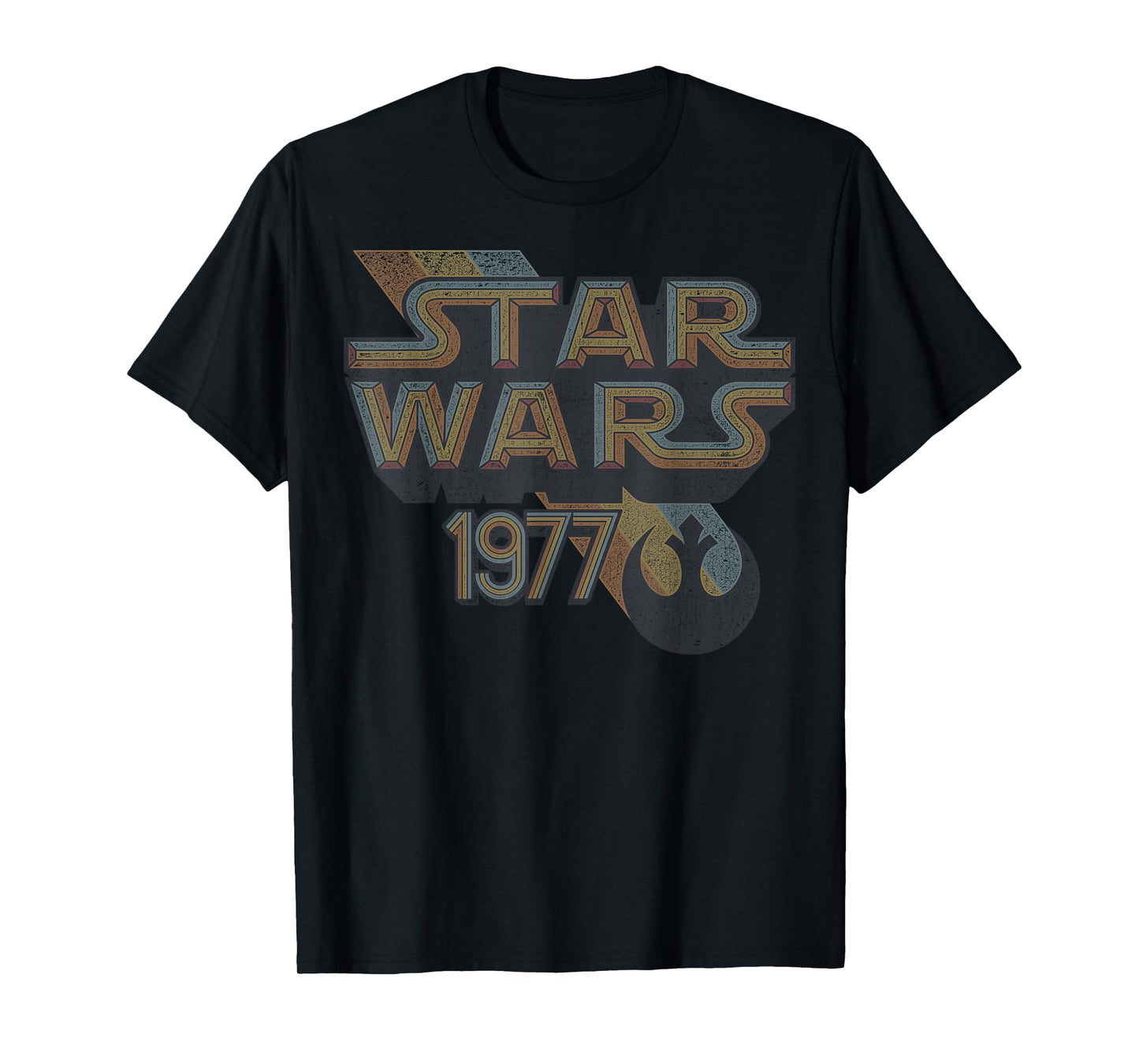 Star Wars Rebel Logo Retro Line 1977 T-Shirt