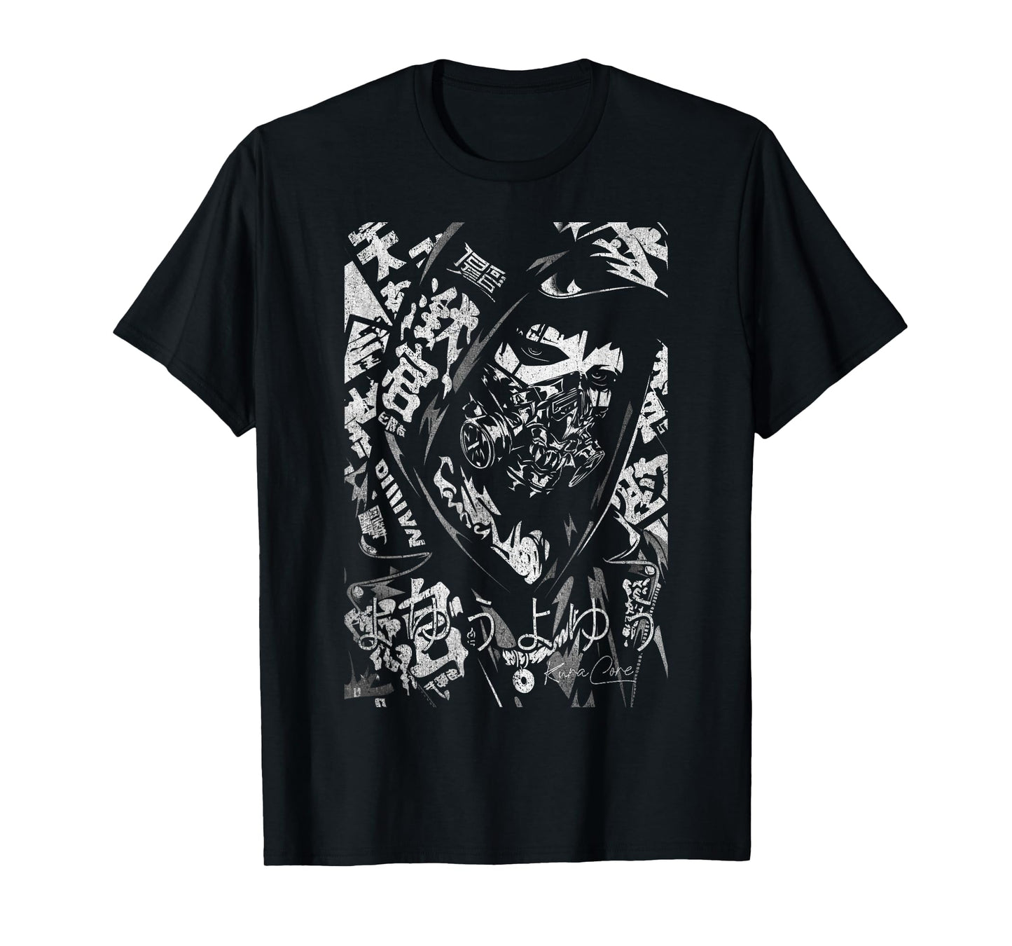 Japanese Streetwear Cyberpunk Y2K Techwear Retro Manga Anime T-Shirt