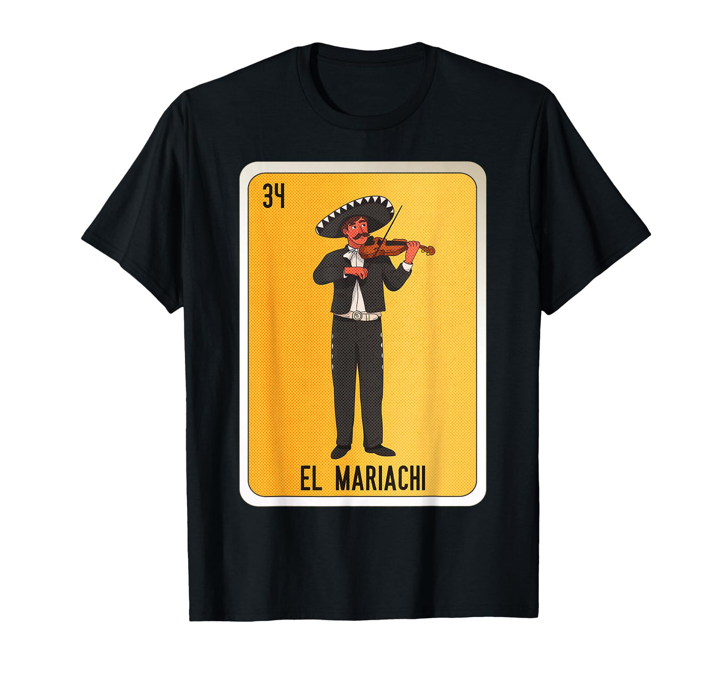 El Mariachi Mexican Slang Chicano Bingo Cards T-Shirt