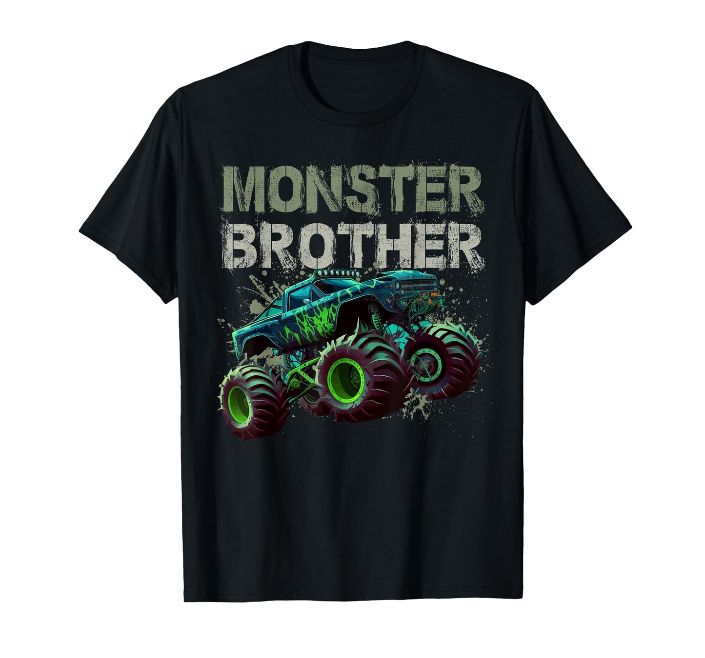 Monster Truck Brother Family Matching Monster Truck Lovers T-Shirt