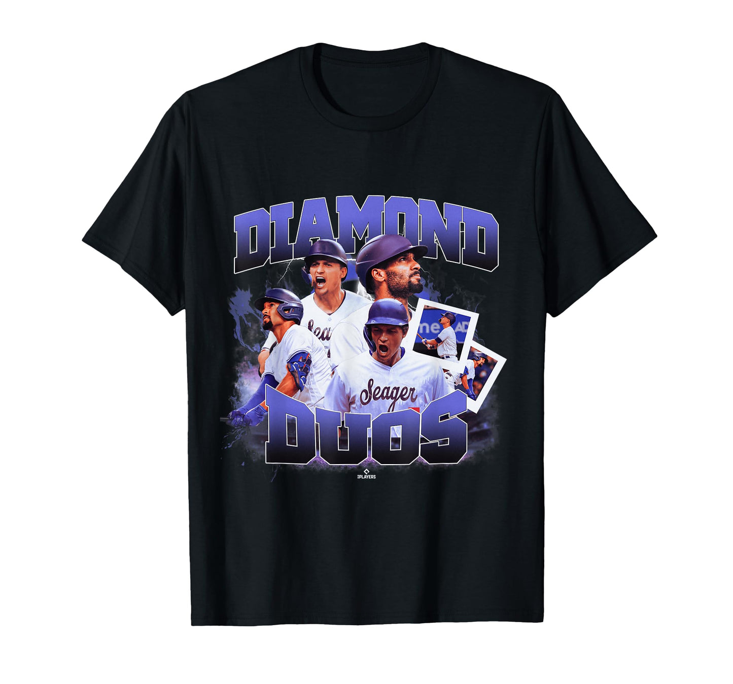 Corey Seager & Marcus Semien | Texas Duos | MLBDDUO4007 T-Shirt