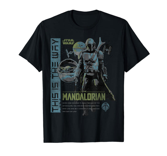 Star Wars The Mandalorian This Is The Way Collage T-Shirt