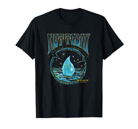 Magic: The Gathering Not Today Blue Mana Artistic Portrait T-Shirt