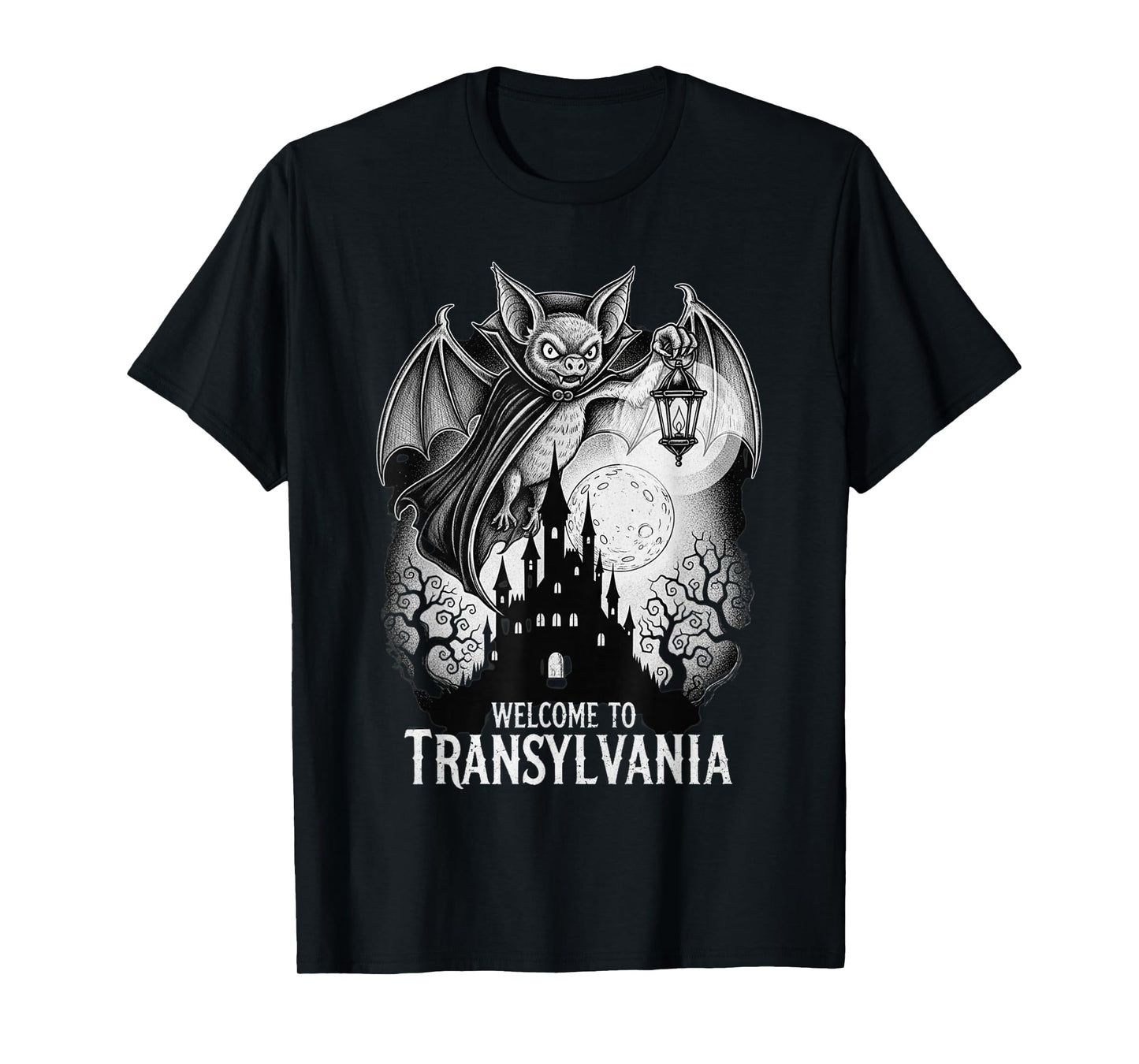 Welcome to Transylvania Vampire Castle Halloween T-Shirt