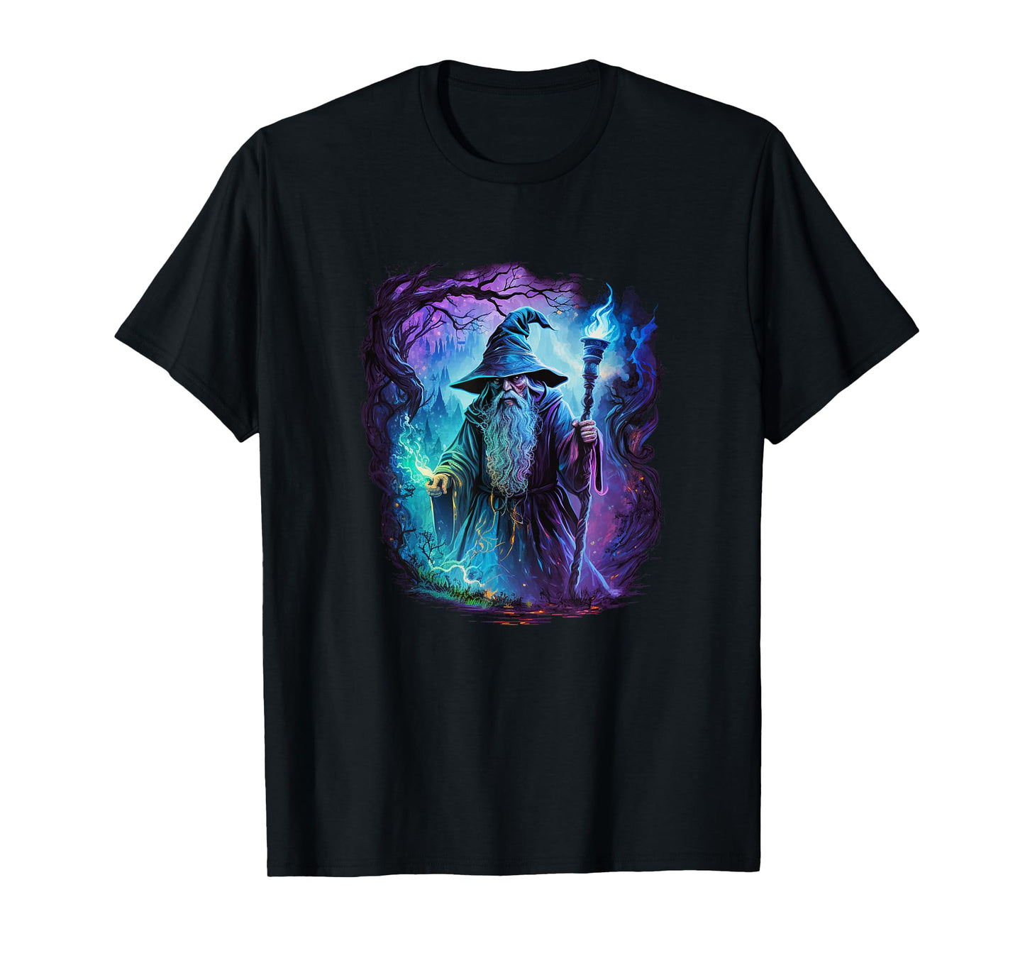 Retro Magical Wizard Fantasy T-Shirt