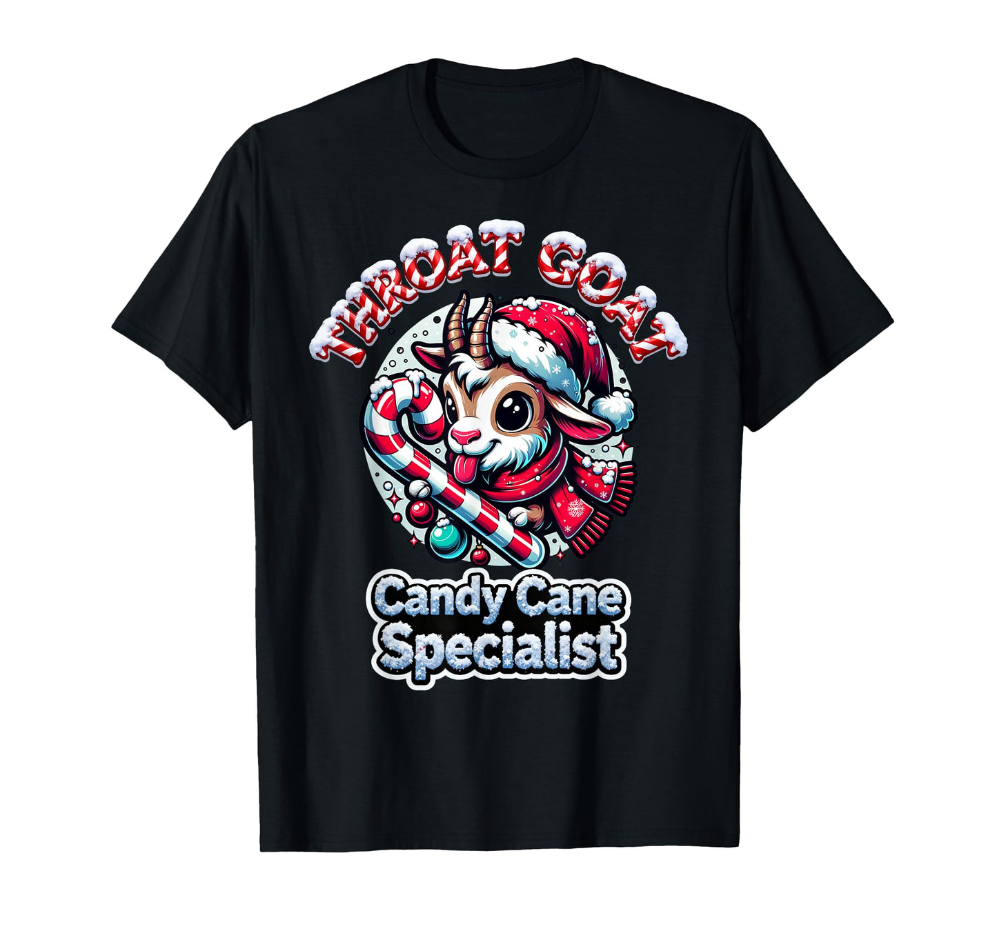 Throat Goat – Candy Cane Specialist Christmas T-Shirt