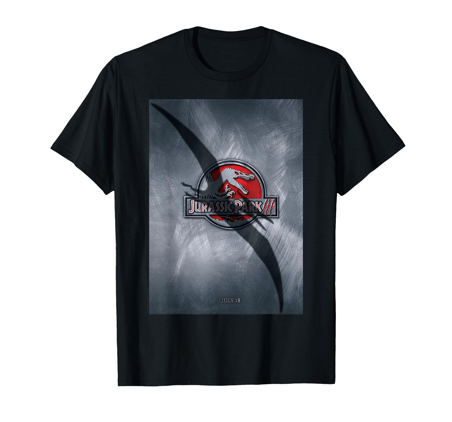 Jurassic Park 3 Movie Poster Pterodactyl Graphic T-Shirt T-Shirt