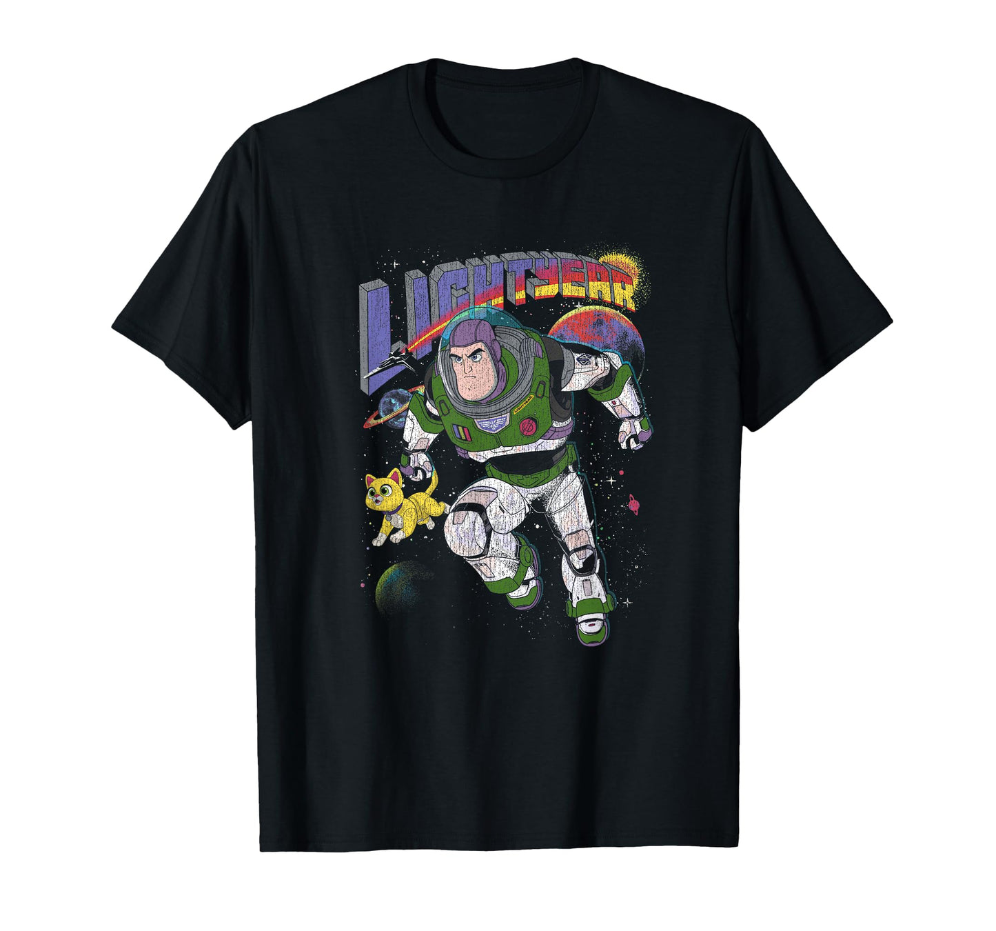 Disney Pixar Lightyear Buzz and Sox Retro Space Ranger T-Shirt