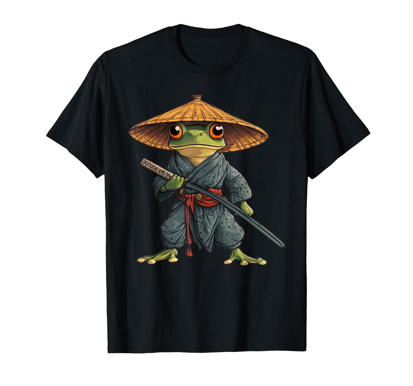 Frog Samurai Art T-Shirt