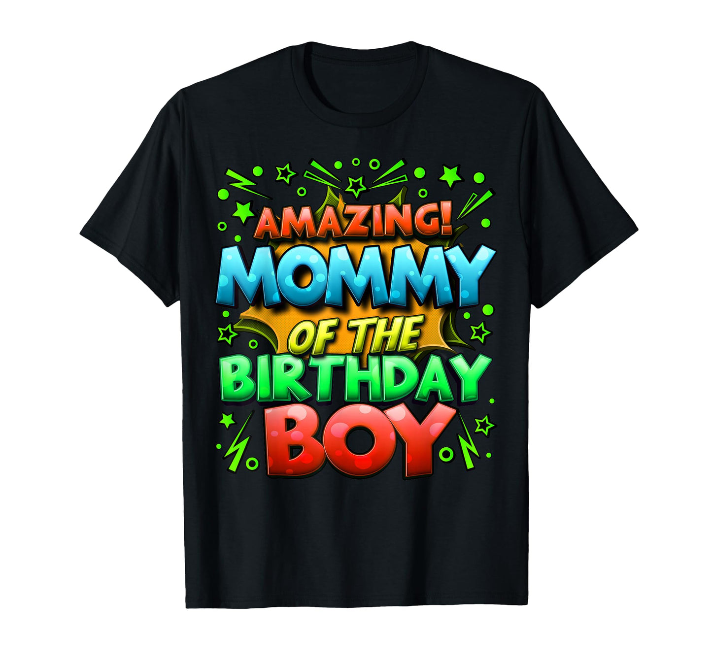 Mommy of the Birthday Boy Matching Family Mommy T-Shirt