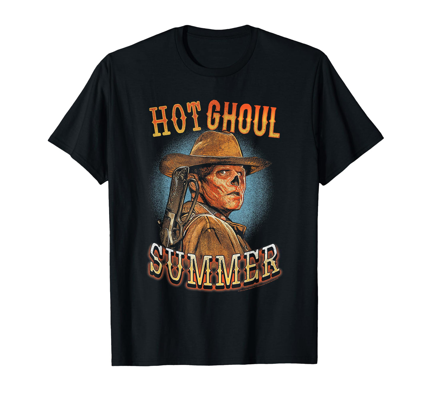 Fallout Hot Ghoul Summer Wild West Spooky Gamer TV Show T-Shirt