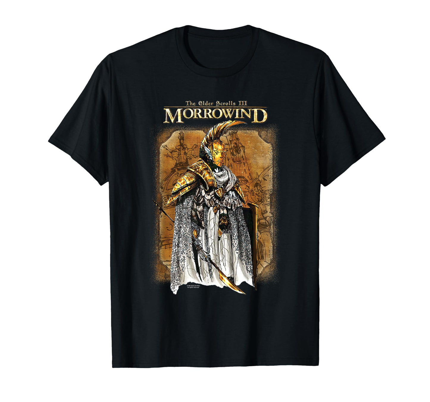 Elder Scrolls Morrowind Concept Illustration Video Game T-Shirt