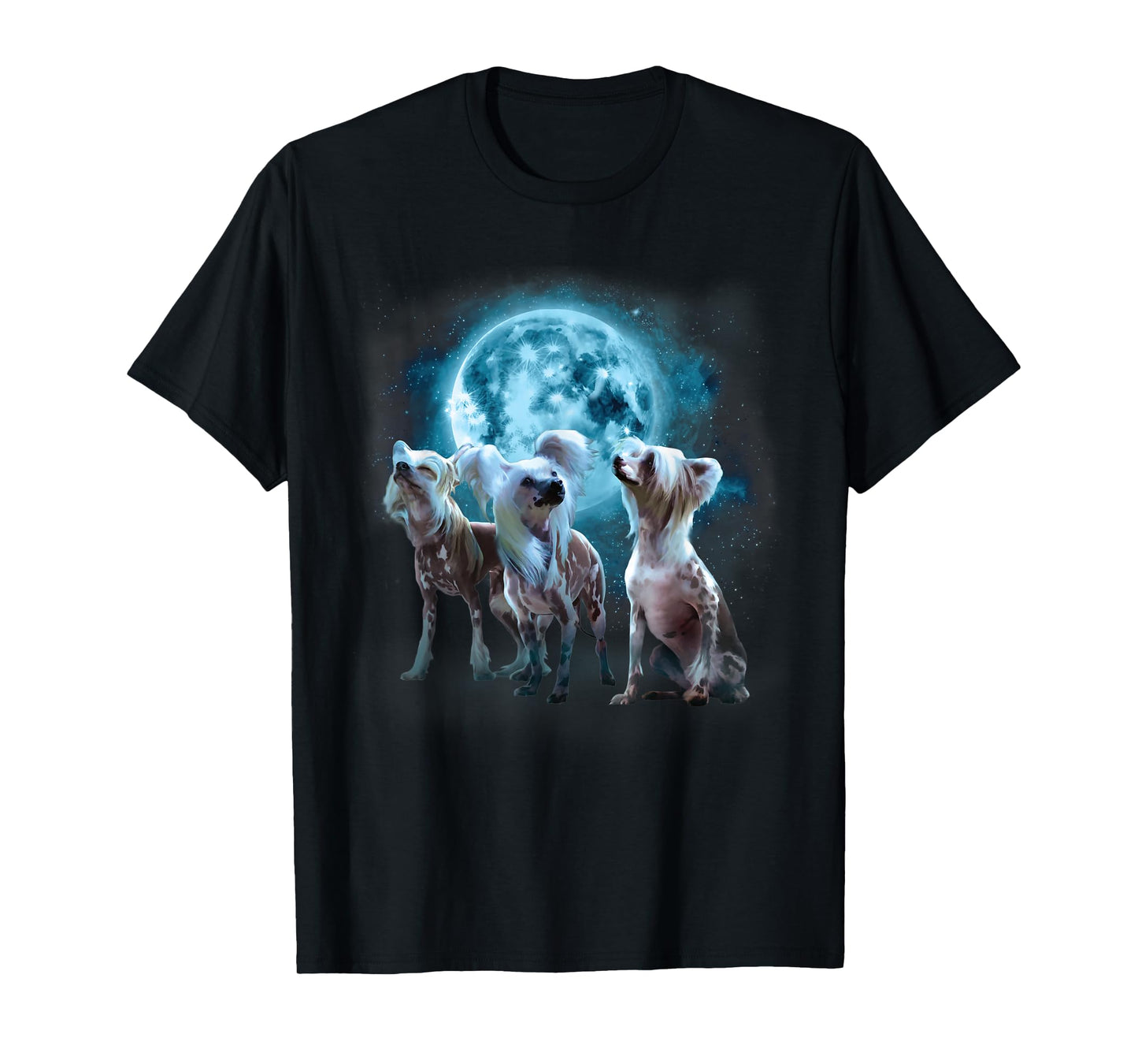 Chinese Crested Howling at the Moon Shirt - Chinese Crested T-Shirt