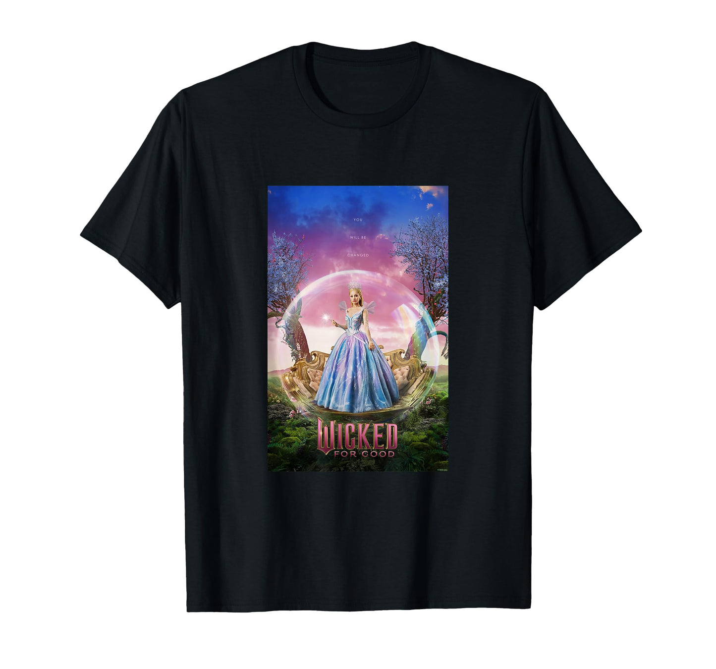 Wicked: for Good Glinda Bubble Poster T-Shirt