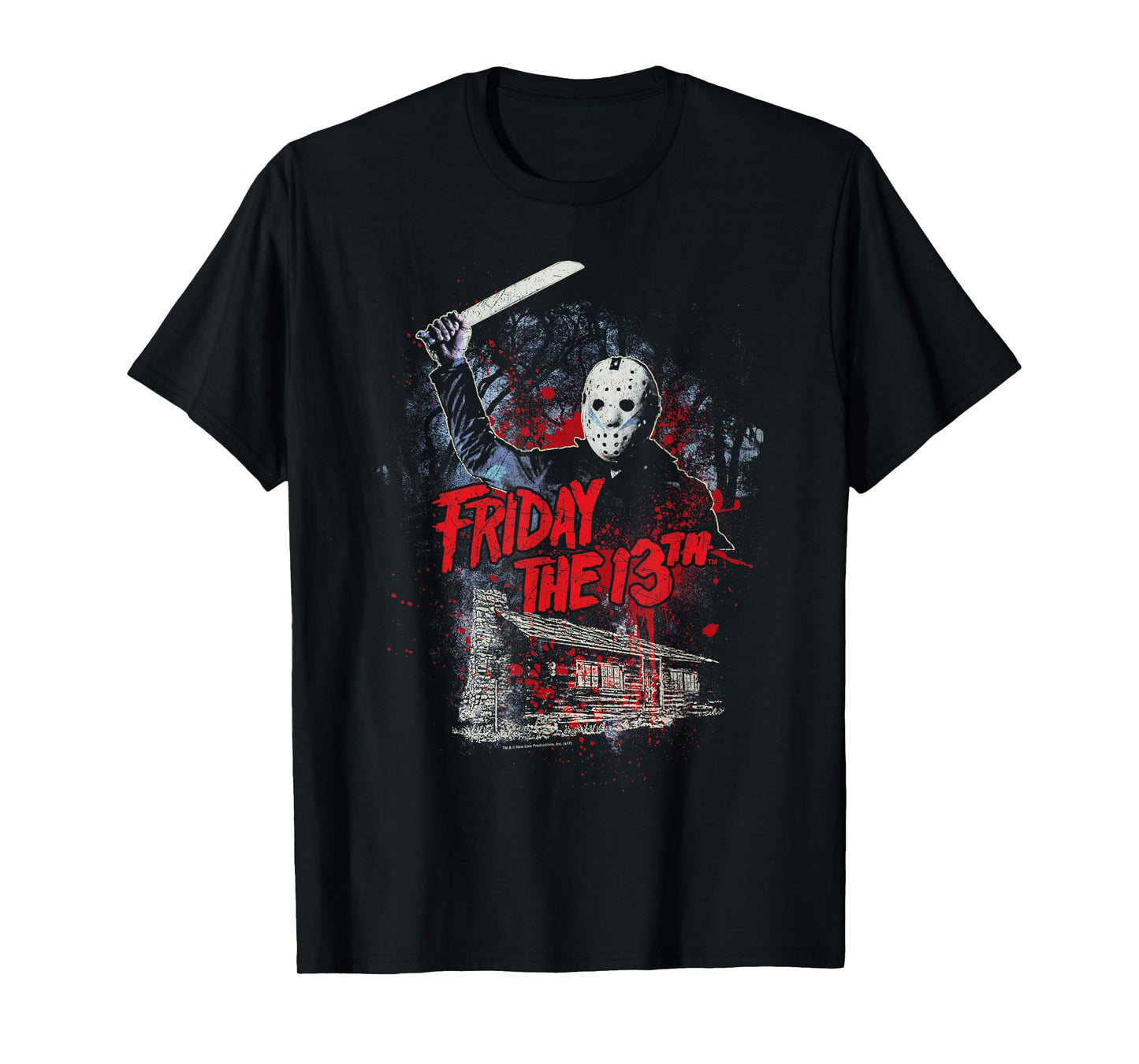 Friday The 13th Jason Cabin T-Shirt Small