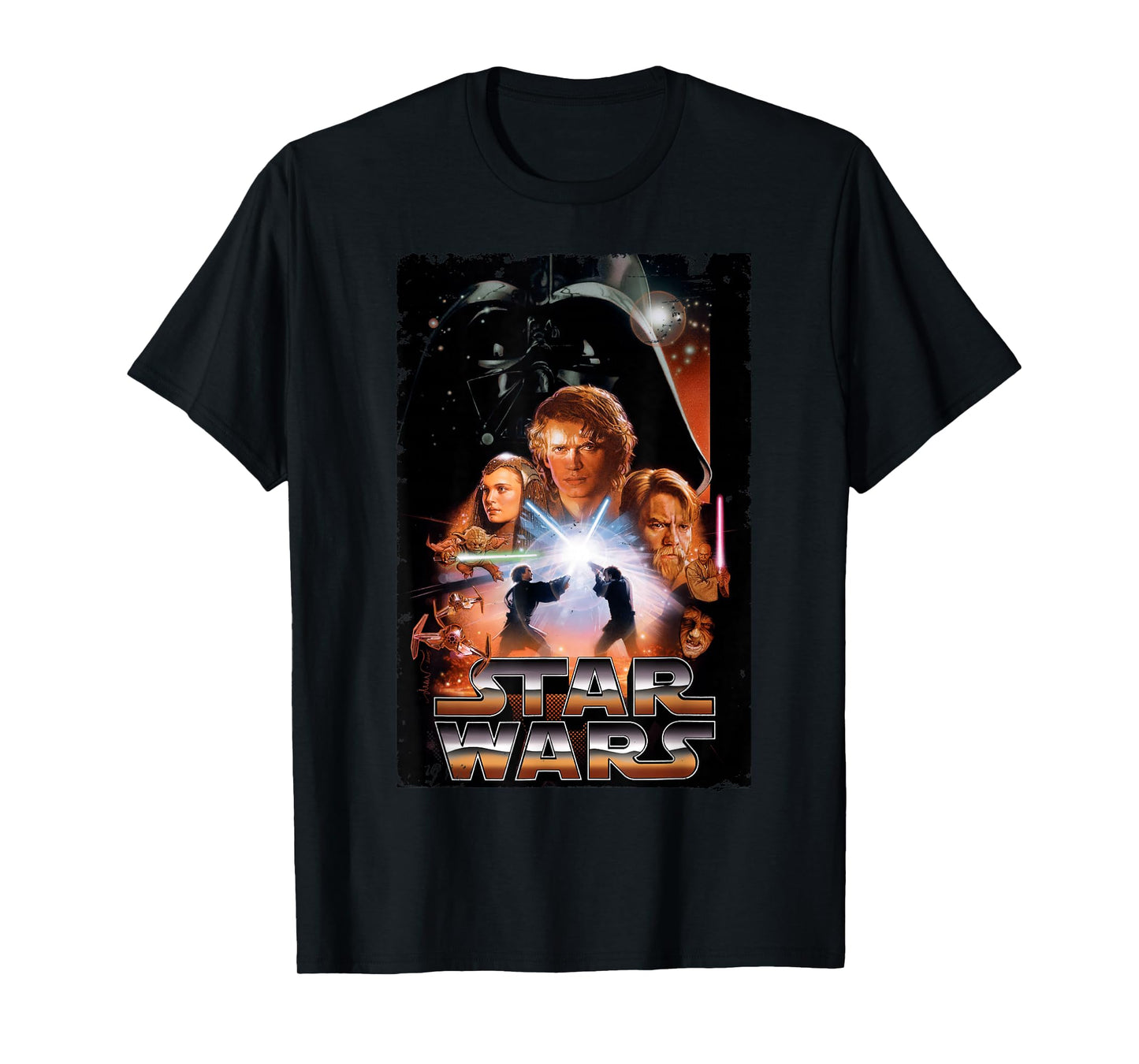 Star Wars Revenge Of The Sith Movie Vintage Disney+ T-Shirt