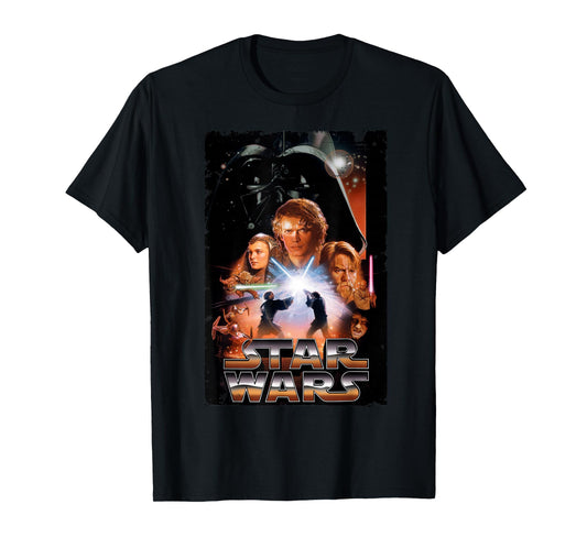 Star Wars Revenge Of The Sith Movie Vintage Disney+ T-Shirt