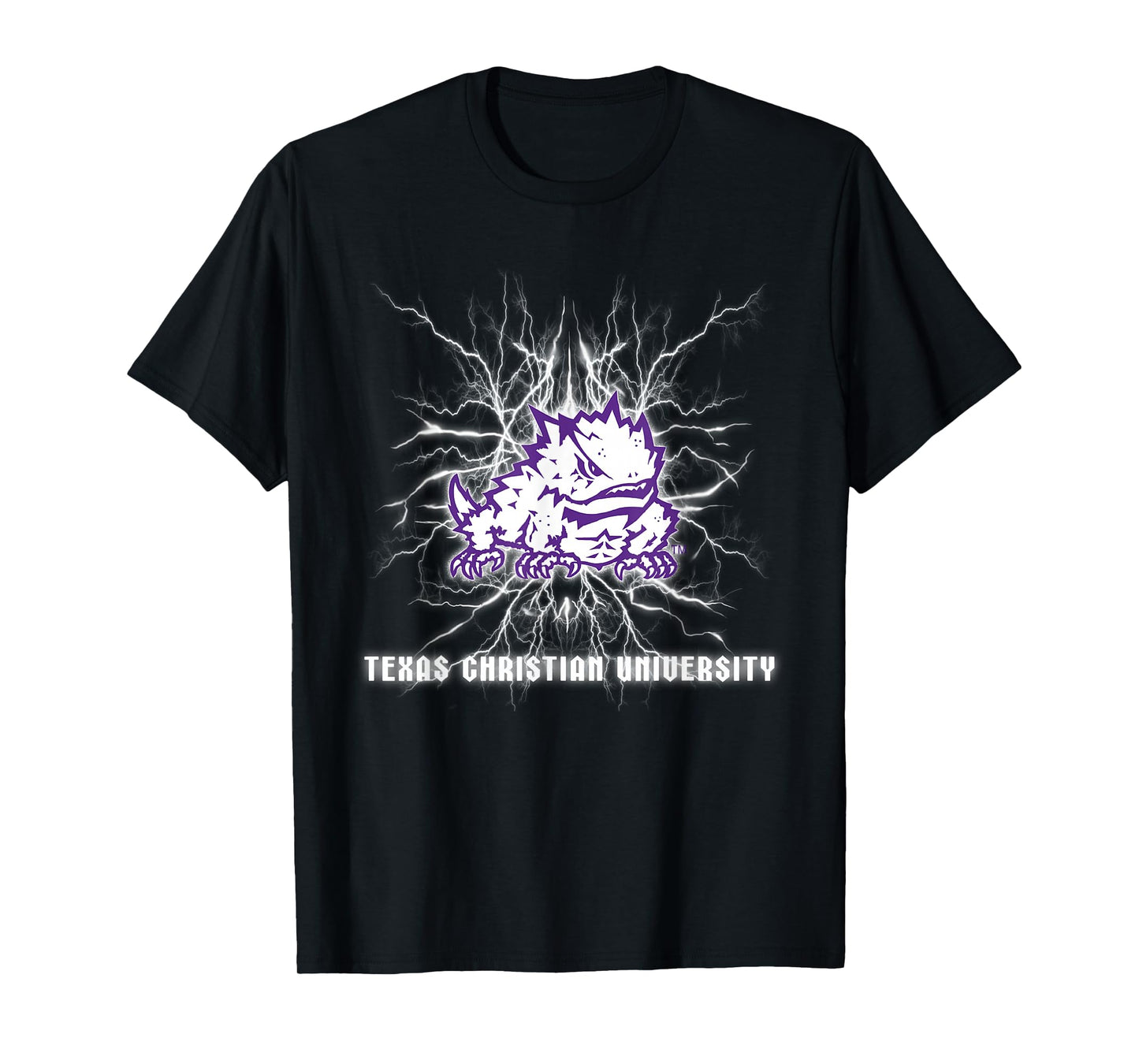 TCU Horned Frogs 90's Lightning Officially Licensed T-Shirt