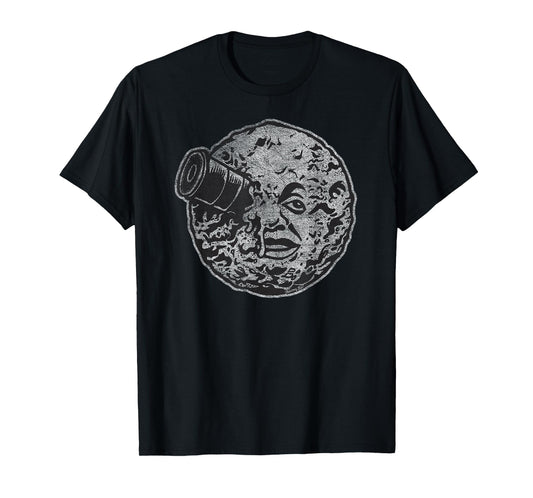 Rocket Ship Moon Face T-Shirt